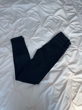 Abercrombie high waisted skinny black jeans